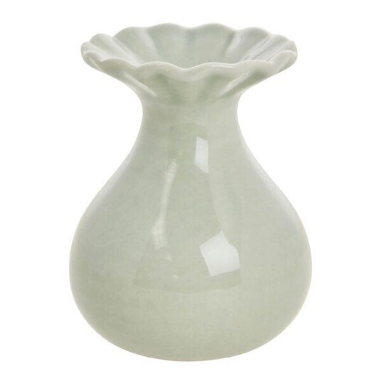 Lene Bjerre Dalia vase 8,8 cm lysegrønn