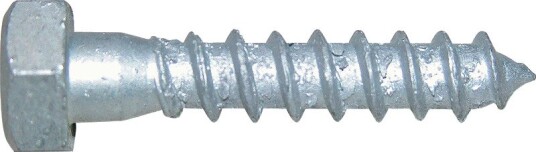 Nkt Fasteners Sekskantskrue Galvanisert Sølv 8,0x50mm 6 Stk