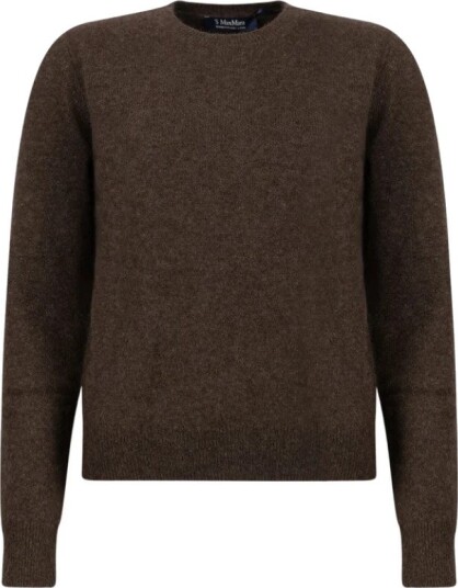 Max Mara Brun Strikkegenser Dame M