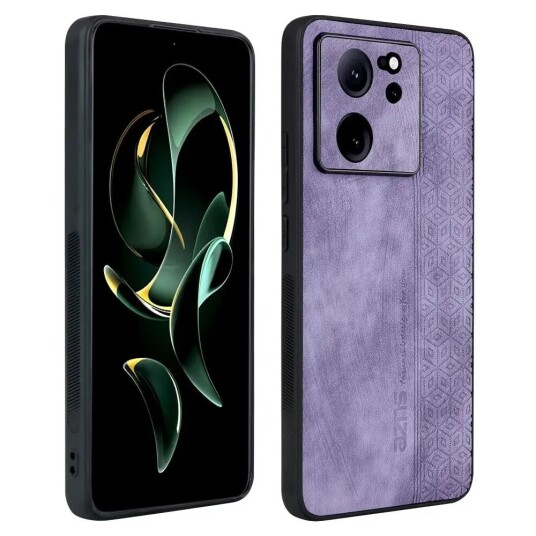 INCOVER Xiaomi 13T / 13T Pro AZNS Skinndekket Plast Deksel med Mønster - Lilla