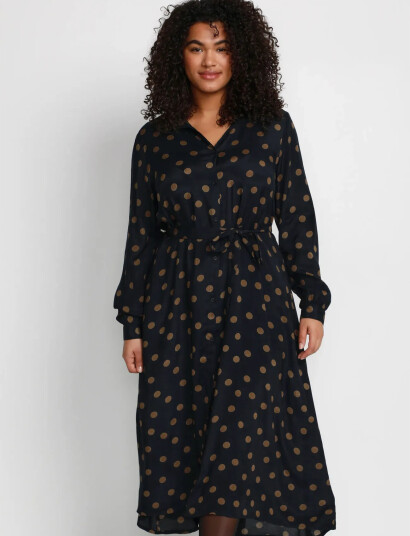 Kaffe Curve Kcolivia Dress - Blue - 52