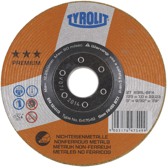 Skrubbskive Premium 27E ø178Ã7 A36L-BFX