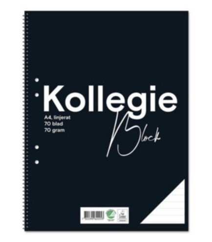 Collegeblokk A4 70 g linjert, 10 stk. Collegeblokk A4 70 g linjert, 10 stk.