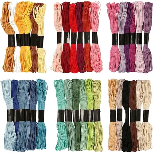 Broderigarn Creativ Company Harmoni Flere Farger 1 mm