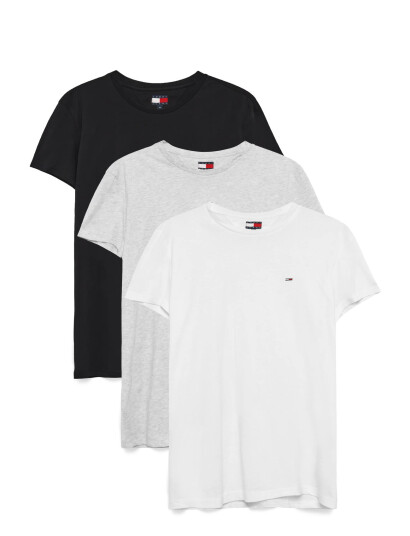 Tommy Jeans Tjm Xslim 3 Pack Tee Ext - Multi/patterned - S