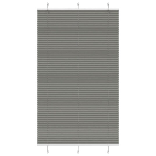 plisségardin antrasitt 120x200cm Stoff Bredde 119,4cm Polyester
