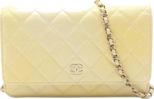Chanel Vintage Dame Pre owned Gul ONE SIZE,