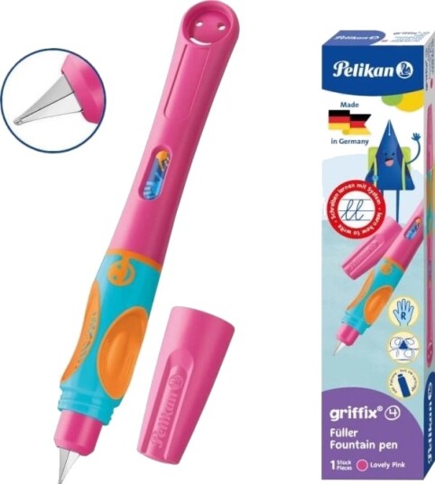 Pelikan 820240 Rosa Fyllesystem Med Patron Høyrehendt 1 Stykker