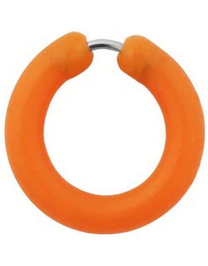 Silikon Orange Circle Fake Piercing