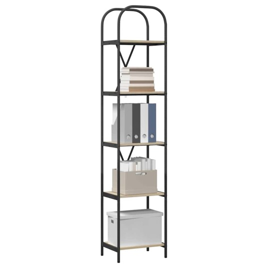  Bokhylle Sonoma eik 40 x 30 x 183 cm Konstruert tre
