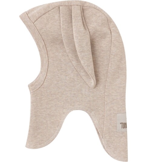 Huttelihut Balaclava Ears Cotton Rib   Beige   44\3 6M