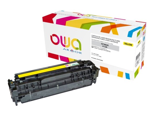 Owa - Gul - Kompatibel - Genprodusent - Tonerpatron - For Hp Color Laserjet Pro Mfp M476dn Mfp M476dw Mfp M476nw