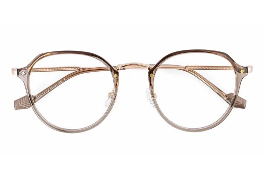 Eo Selection Damebriller Ambler fra eo Selection Brun Metall Rund Large