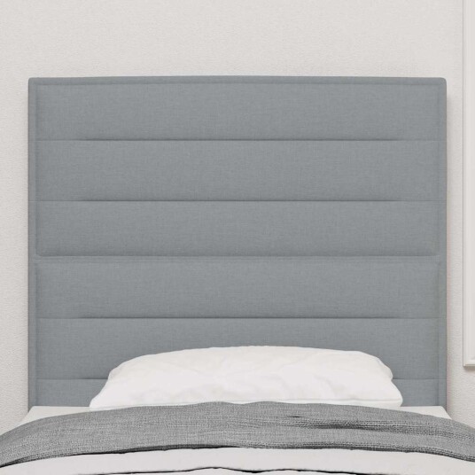 Hodegavl Linjer Design Lys Grå 80 cm Stoff