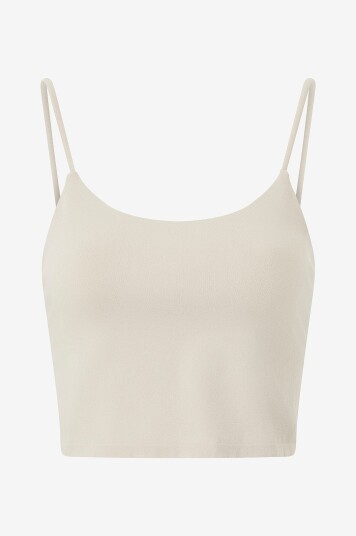 Aim'n   Topp Shape Seamless Strap Singlet   Beige