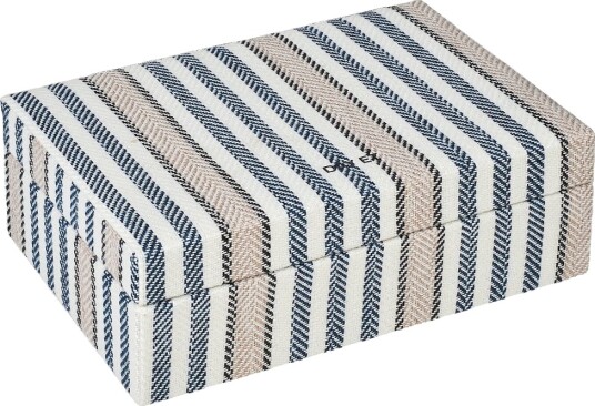 DAY ET Day Stripes Jewelry Case Medium Navy 