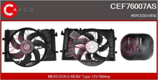 CASCO CEF76007AS Kjølevite radiator