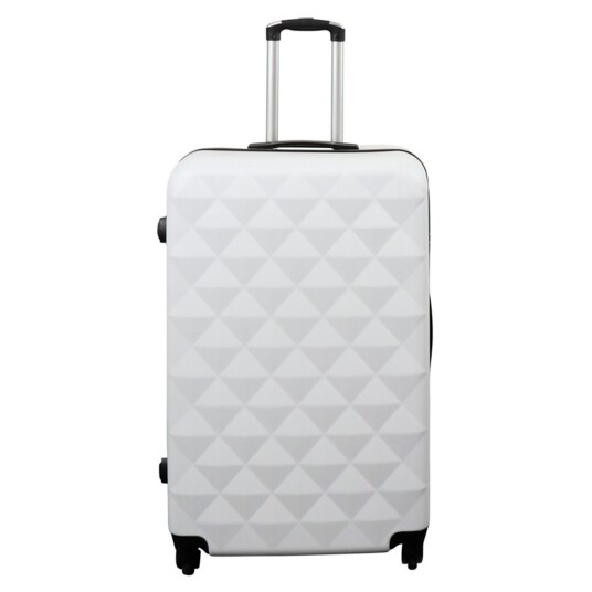 Borg Living Koffert I Hvit - Hard Abs / Polykarbonat Borg Living Koffert I Hvit - Hard Abs / Polykarbonat