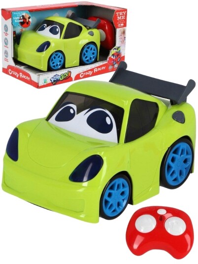 KiddyGo Radiostyrt bil med lyd og lys grønn 19 cm KiddyGo Radiostyrt bil med lyd og lys grønn 19 cm
