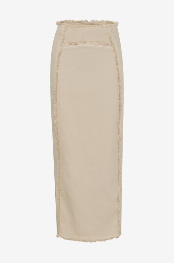 Gestuz   Maxi skjørt gzCatia Long Skirt   Beige