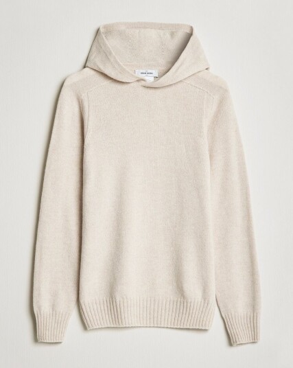 Gran Sasso Wool Hoodie Cream