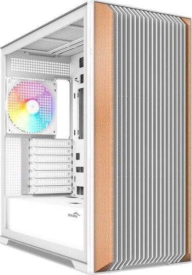 SAMA Z60 ATX Mid Tower Hvit Z60-WHAWA4X1-GL SAMA Z60 ATX Mid Tower Hvit Z60-WHAWA4X1-GL