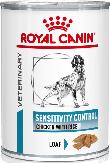 Royal Canin Veterinary Canine Sensitivity Control Chicken With Rice In Loaf 24 X 410 G