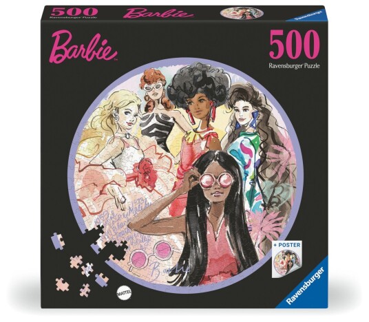 Puslespill 500 Barbie Sirkel Ravensburger