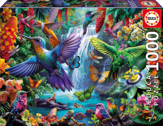 Educa Educa 1000 Tropical Hummingbirds - Multi/patterned - ONE SIZE