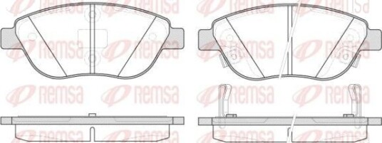 REMSA 0859.32 Bremseklosser