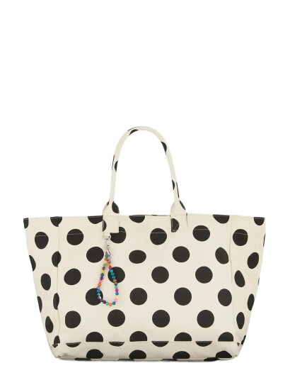 Becksöndergaard Maxi Polka Canvas Camila Bag Black ONE SIZE Becksöndergaard Maxi Polka Canvas Camila Bag Black ONE SIZE