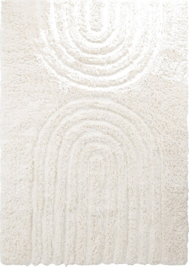 Ryetepper Lindos Natural Cotton Shaggy hvit Størrelse: 240 x 340 cm