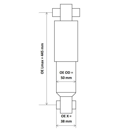 Støtdemper KYB 3450036