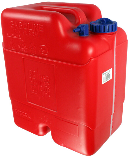 Bensinkanne med tanktilkobling 22 l