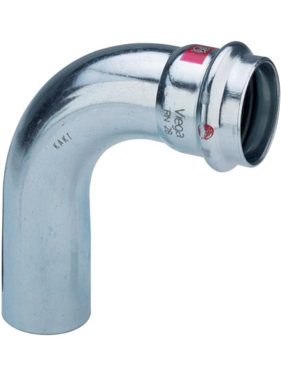 Viega Prestabo XL 90° Bøy 88,9 mm Stål/Forzinket Viega Prestabo XL 90° Bøy 88,9 mm Stål/Forzinket