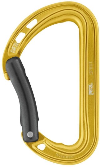 Petzl Spirit buet snapper gul Petzl Spirit buet snapper gul