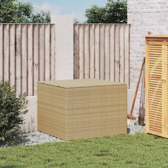 Putekasse blandet beige 291L cm polyrotting 365339