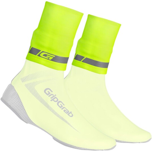 Gripgrab CyclinGaiter HI-VIS Rainy Weather Yellow Hi-vis 42-45, Fluo Yellow