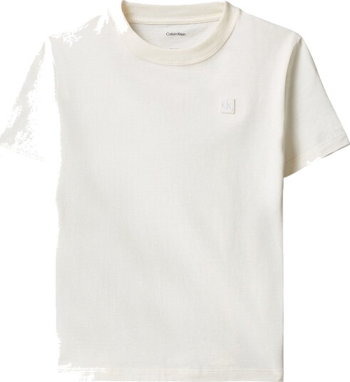 Calvin Klein Mini Badge Reg T Shirt Cream 164