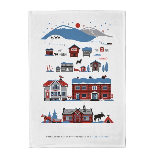 Citronelles Scandinavian Mountains kjøkkenhåndkle 50x70 cm winter