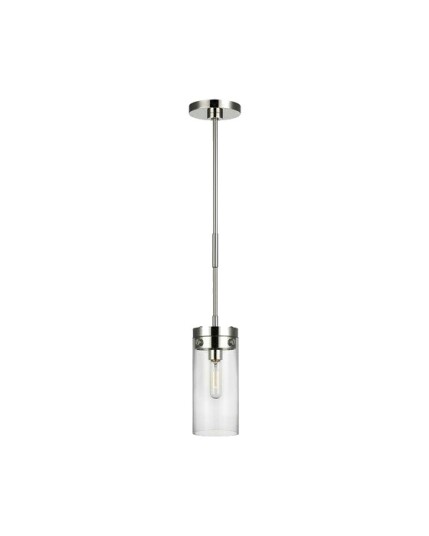 Garrett Medium Cylinder Pendant Nickel