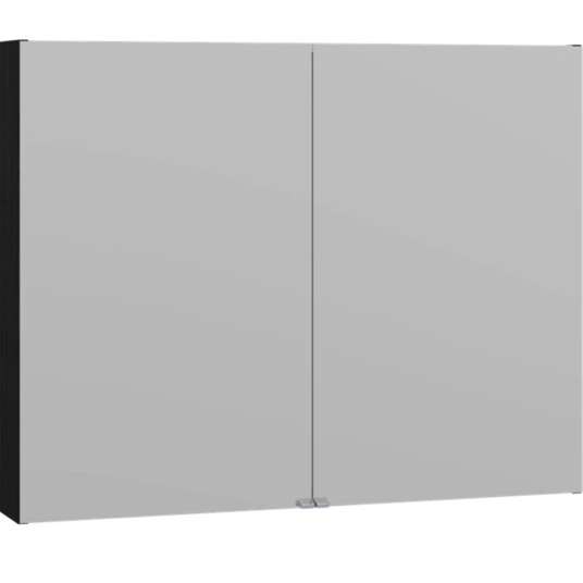 1904 Voss Speilskap Svart / 100cm 2 dør