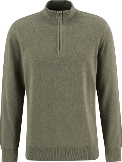 Barbour Men's Cotton Half Zip Smokey Olive XXL Barbour Men's Cotton Half Zip Smokey Olive XXL