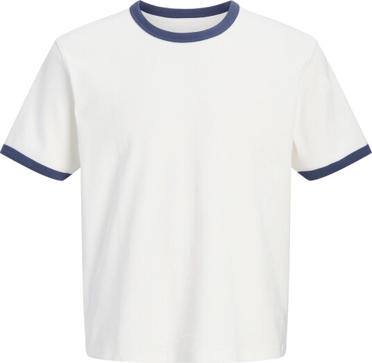 Jack & Jones Jorchamberi Ringer Tee Ss Crew Neck White XL