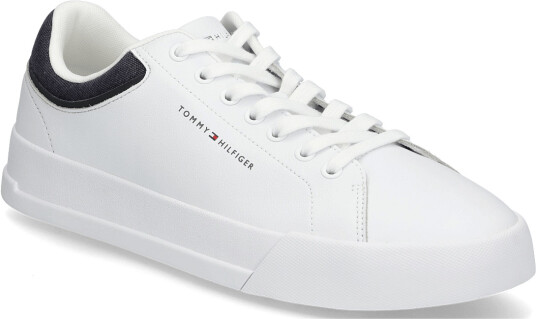 Tommy Hilfiger Th Court Core Lth Mix Collar   White   42