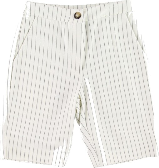 Grunt Shorts   Henna Bermuda   Hvit m. Striper   Grunt   16 år 176   Shorts