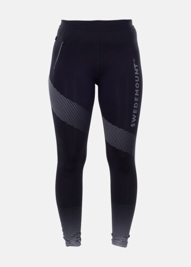 Swedemount Reflective Long Tights 2.0 W Black 34 Lange Tights