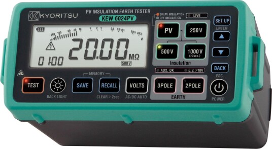 Kyoritsu Isolasjonsmåler 6024Pv For Solcellestrenger