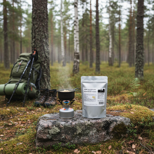 Crème Fraichepulver | Ekte spraytørket crème fraîche - Ståpose med glidelås – 400 gram Crème Fraichepulver | Ekte spraytørket crème fraîche - Ståpose med glidelås – 400 gram