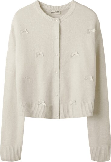 Name It Nkfkarin cardigan til barn, Antique White (146/152) 146/152
